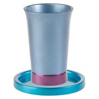 Anodized Geometric Kiddush Cup