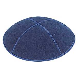 Blue Suede Kippah