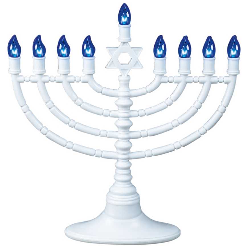 Deluxe Led Menorah -Perfect For Hanukkah