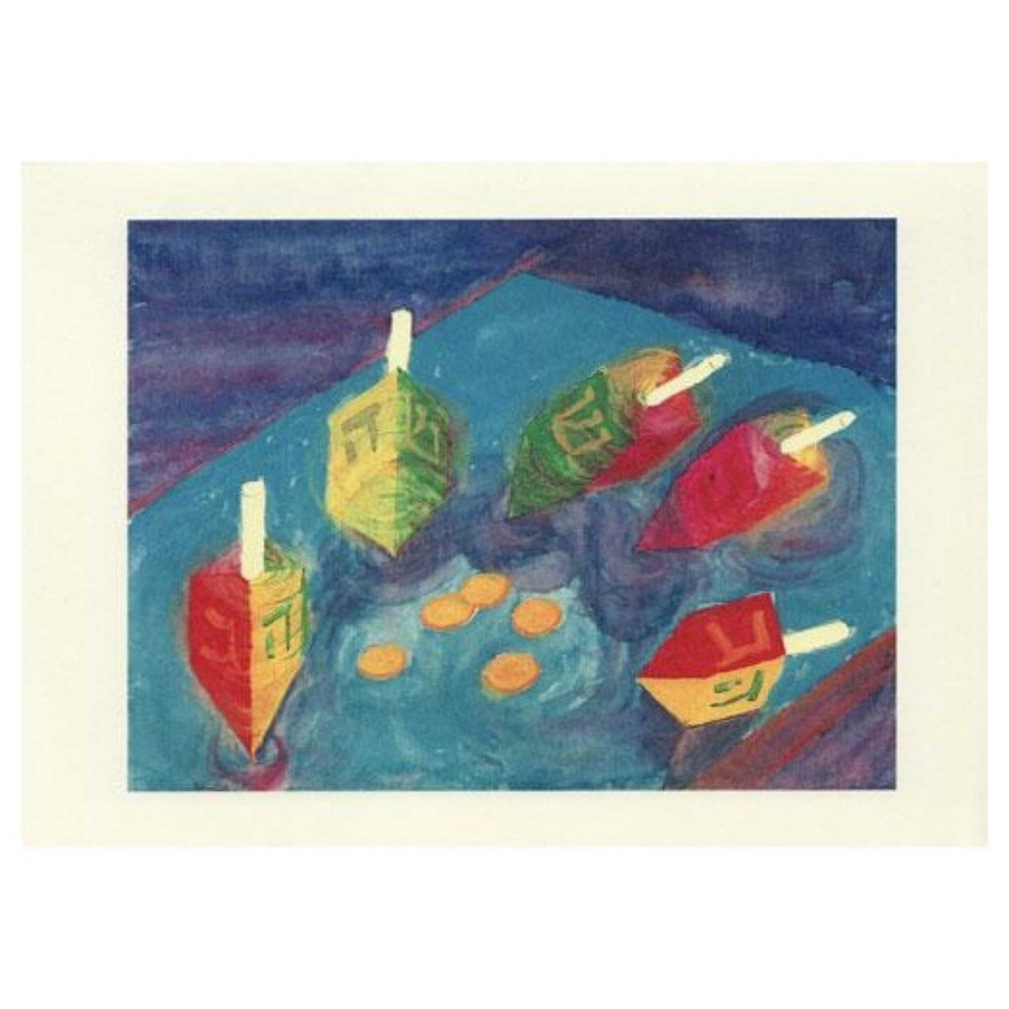 Driedel Spin - Box Of 10 Cards -Perfect For Hanukkah