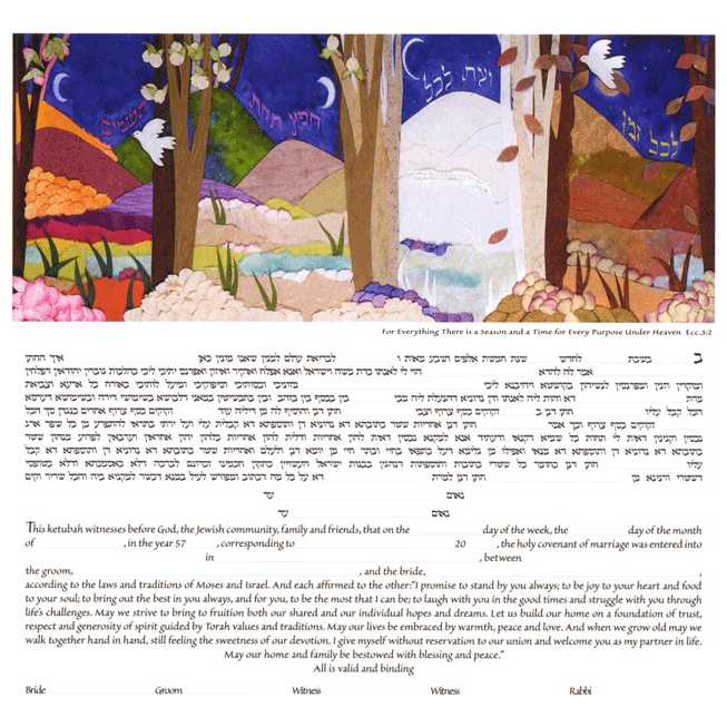 In Every Season Ketubah