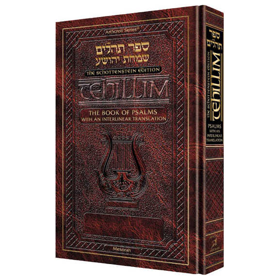 Interlinear Tehillim / Psalms Pocket Size, Hard Cover The Schottenstein Edition