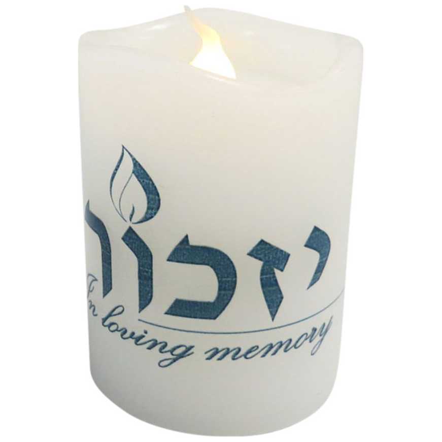Led Flameless Yizkor Memorial Candle -Perfect For Yom Kippur