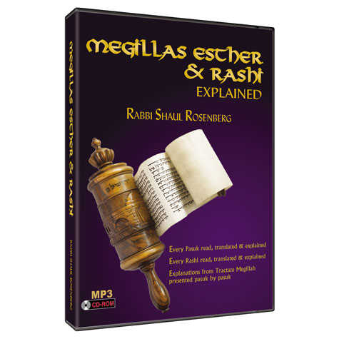 Megillas Esther And Rashi Explained On Mp3 -Perfect For Purim