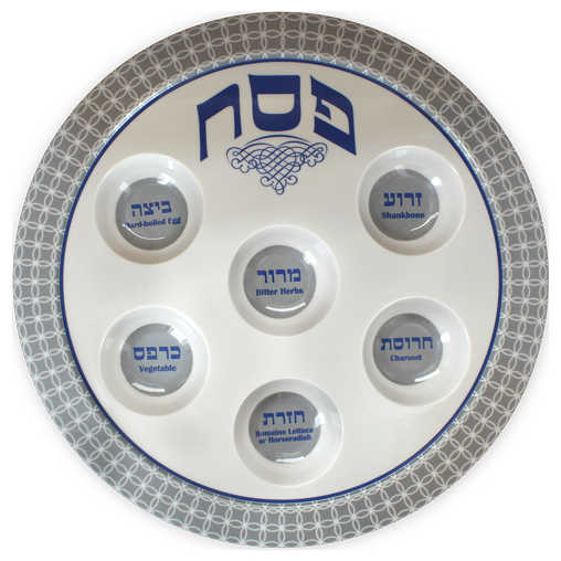 Melamine Seder Plate -Perfect For Passover