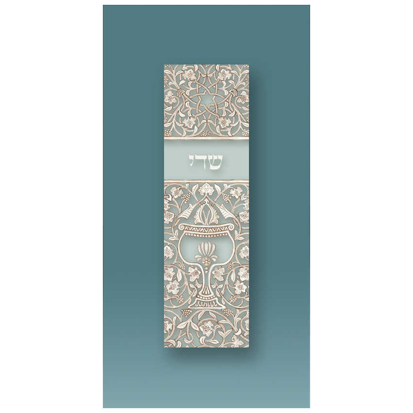 Opal Goblet Car Mezuzah Case By Mickie Caspi