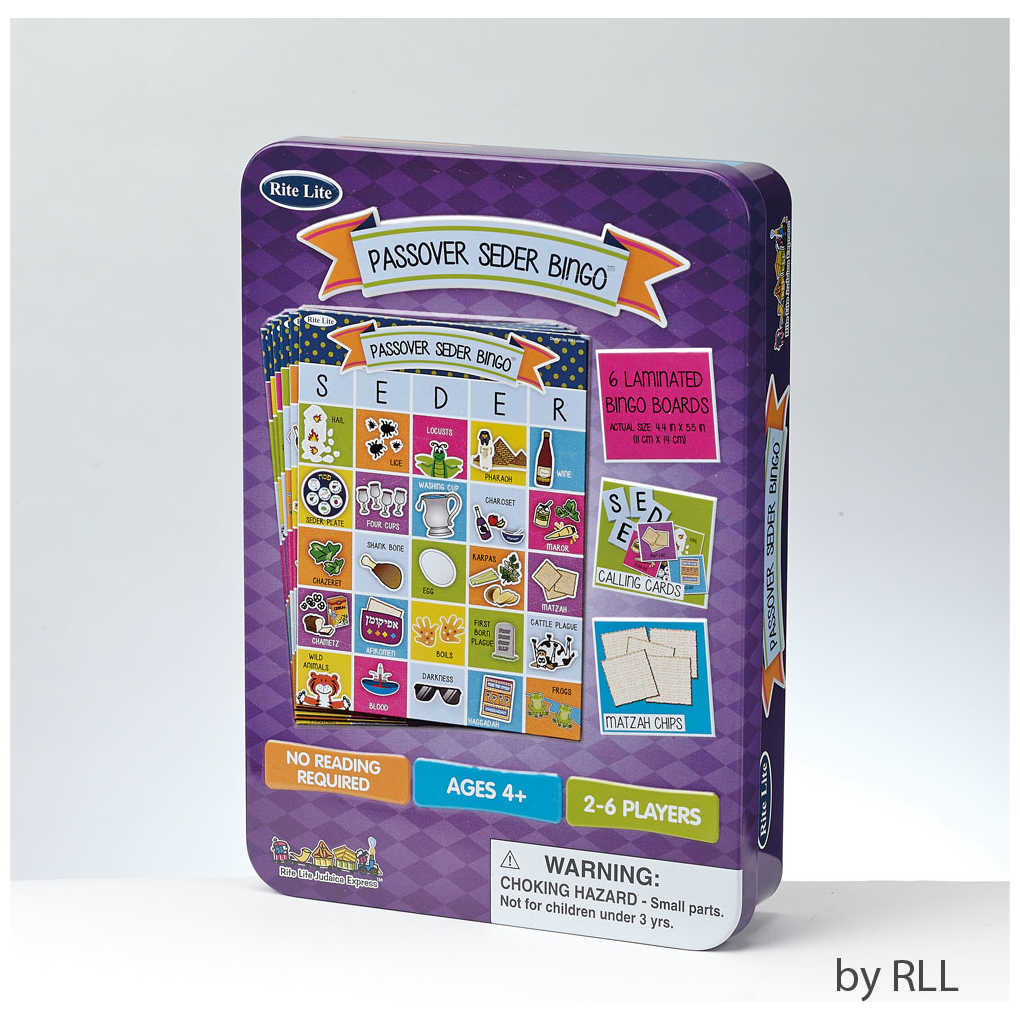 Passover Bingo Set In Tin -Perfect For Passover