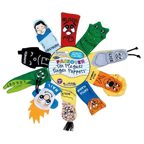 10 Plagues Finger Puppets -Perfect For Passover
