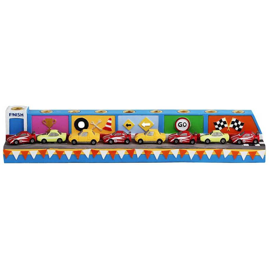 Racetrack Menorah -Perfect For Hanukkah
