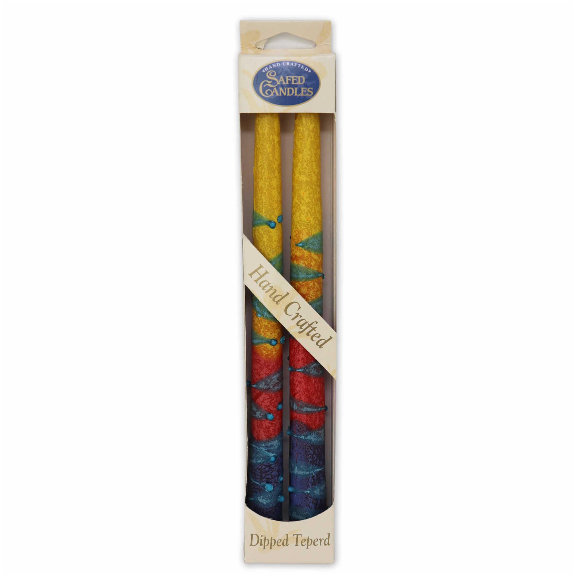 Rainbow Taper Candles - 10 - Orange