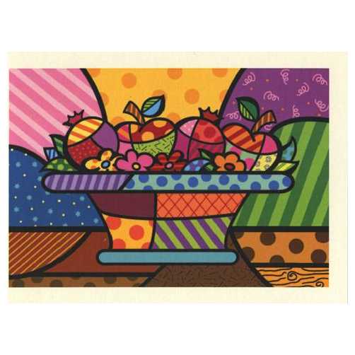 Rosh Hashanah Fruit Bowl - Box Of 10 Cards -Perfect For Rosh Hashanah
