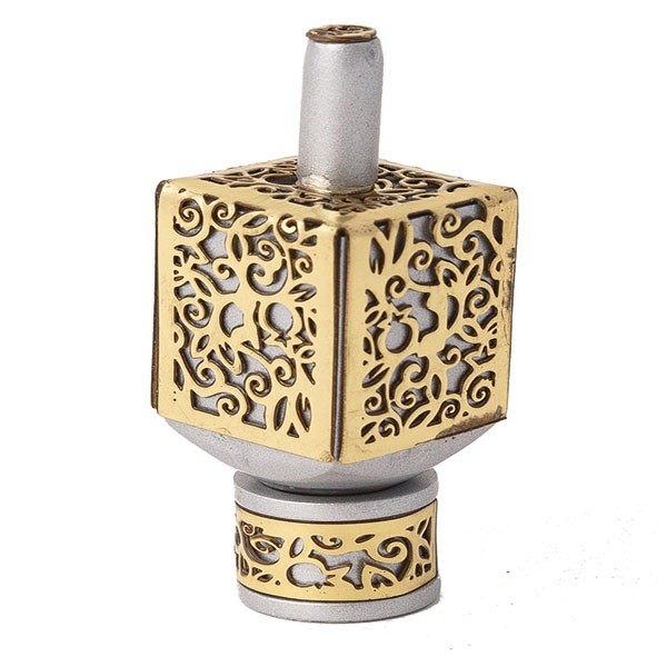 Lasercut Pomegranate Dreidel By Yair Emanuel -Perfect For Hanukkah