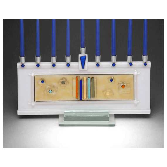 Stellar White Menorah -Perfect For Hanukkah