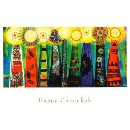The Magical Menorah - Box Of 10 Cards -Perfect For Hanukkah