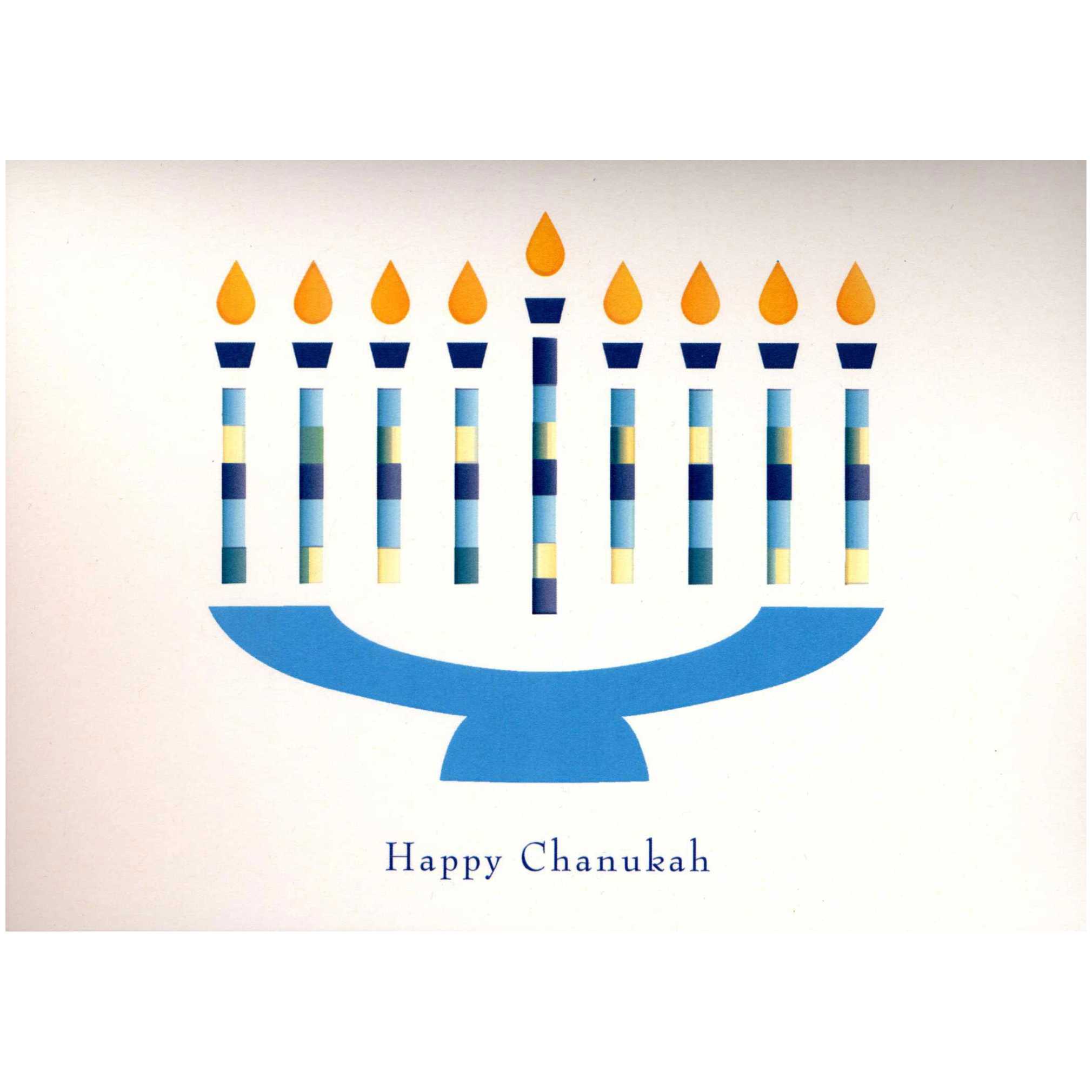 The Papercut Menorah - Box Of 10 Cards -Perfect For Hanukkah