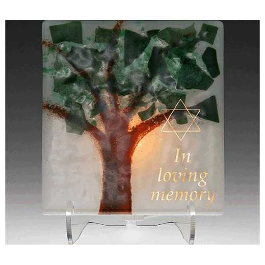 Tree Of Life Electric Yahrzeit Lamp -Perfect For Yom Kippur